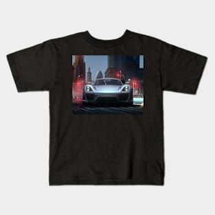 Porch Carrera GT in the streets Kids T-Shirt